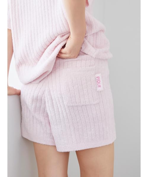 Gelato Pique Ribbed Logo JQD Pullover Shorts Set LAV & (PWNT244116) Women's
