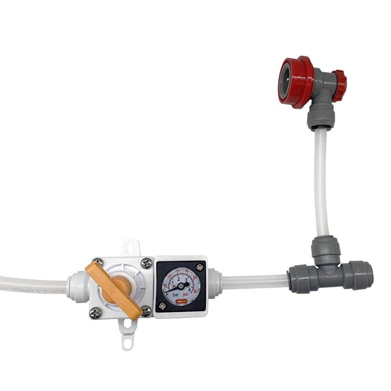 Plastic Tee Quick Connect Pipe Hose Connector Push In Fitting 6.35/8/9.5Mm Tee Piece Beer Brewing Homebrew Parts