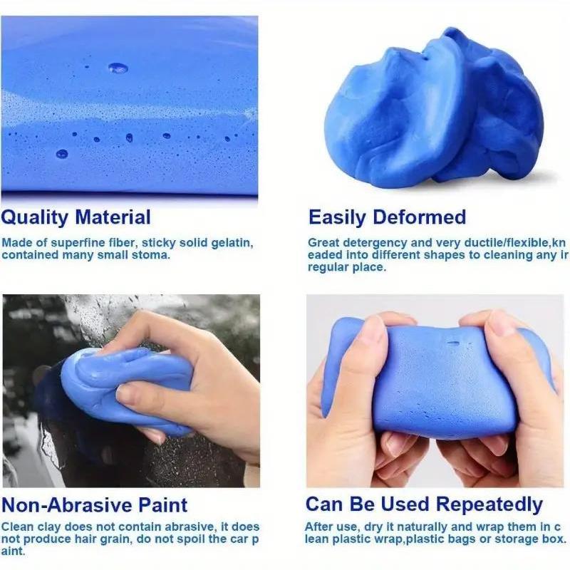 Ultra-Fine Fiber Magic Clay Bar High-end Car Detailing Clay 100G Auto Wash Maintenance Wash Clay Automobile Cleaning Products