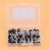 120pcsset M2.4  M3.0  M3.2  M4 Aluminium Blind Rivets Fasteners Assortment Kit with Box