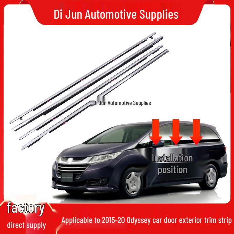 Honda Odyssey 2015-2020 Window Glass Outer Waterproof Sealing Strip Right Front Door