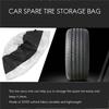 4Pcs Tire Cover Case Car Spare Tire Cover Storage Bags Carry Tote Polyester Tire For Cars Wheel Protection Covers 4 Season-A99D