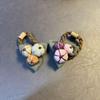 Retro Forest-Style Fabric Hair Tie/Scrunchie: Versatile and Artistic Pumpkin Design for Women.