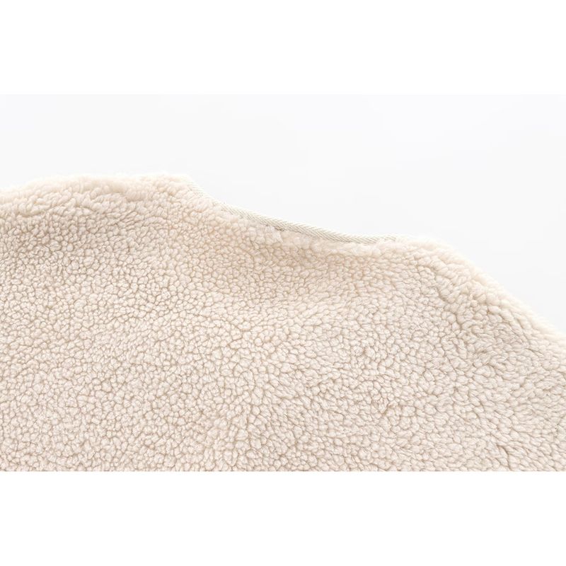 Kaslead New Arrival Women's Clothing Fashion Style Fashion round Neck Pure Color Comfort Teddy Plush Jacket 1228915