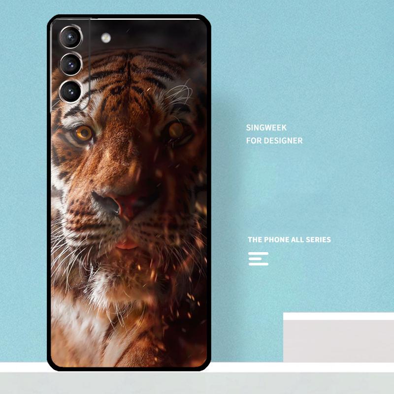 

Tiger Face Case For Samsung Galaxy S25 Ultra S25 FE S20 S21 S22 S23 Plus S9 S10 S24 Ultra Phone Cover Galaxy S25 Plus