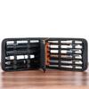 Lanxivi Fountain Pen Rollerball Coffee PU Leather Case for 12 Pens