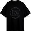 X CLOT SS26 Collaboration Short Sleeve Printed Crew Neck T-Shirt Unisex T-Shirts CDD49-BLK