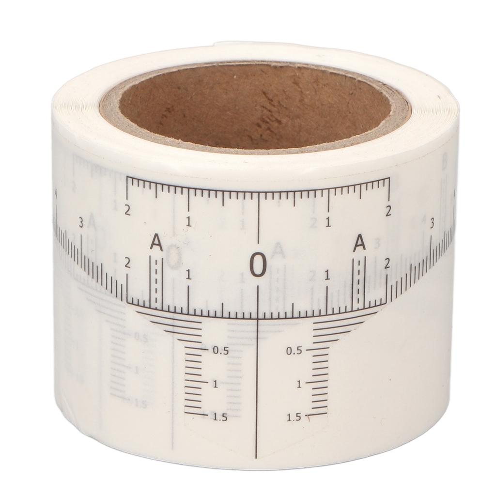 1 Roll Eyebrow Ruler Stencil Sticker Transparency Clear Disposable Plastic Eyebrow Ruler Sticker