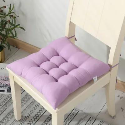 Thicken Sanded Cushion Chair Cushion Restaurant Kitchen Office Decoration Computer Cushion Tied To The Seat Chair Decoration
