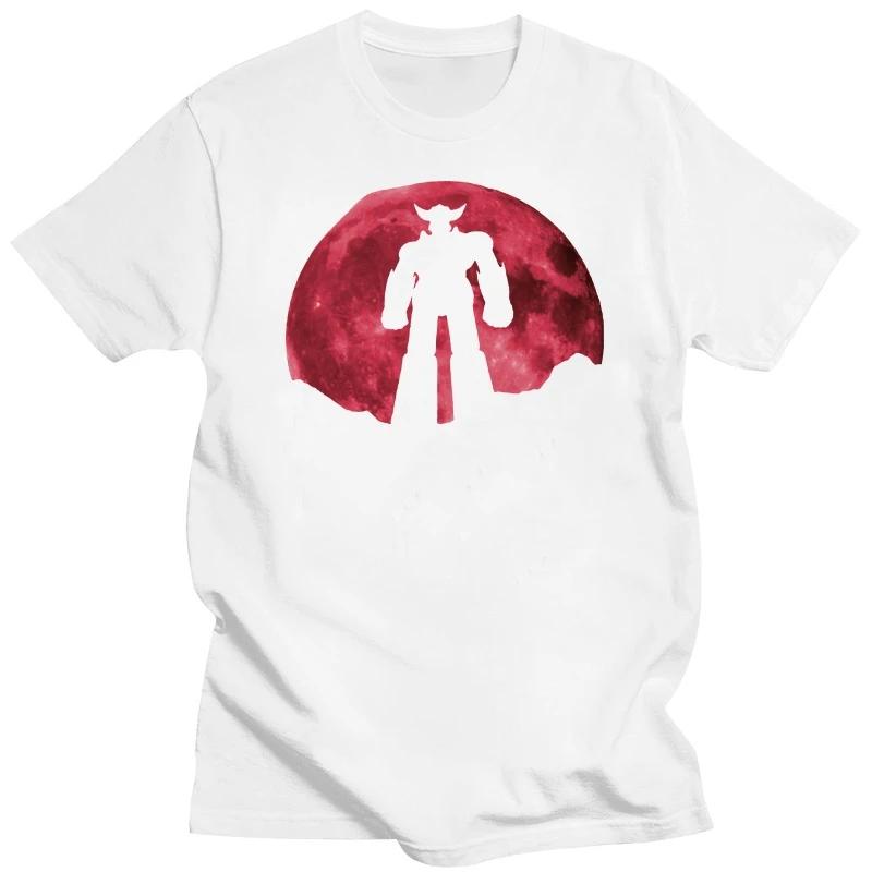 

Men Clothing Red Moon - Grendizer T Shirt Grendizer Goldrake Goldorak Anime Japan 70s 80s Retro Ufo Space Tees XXXXXL сірий колір