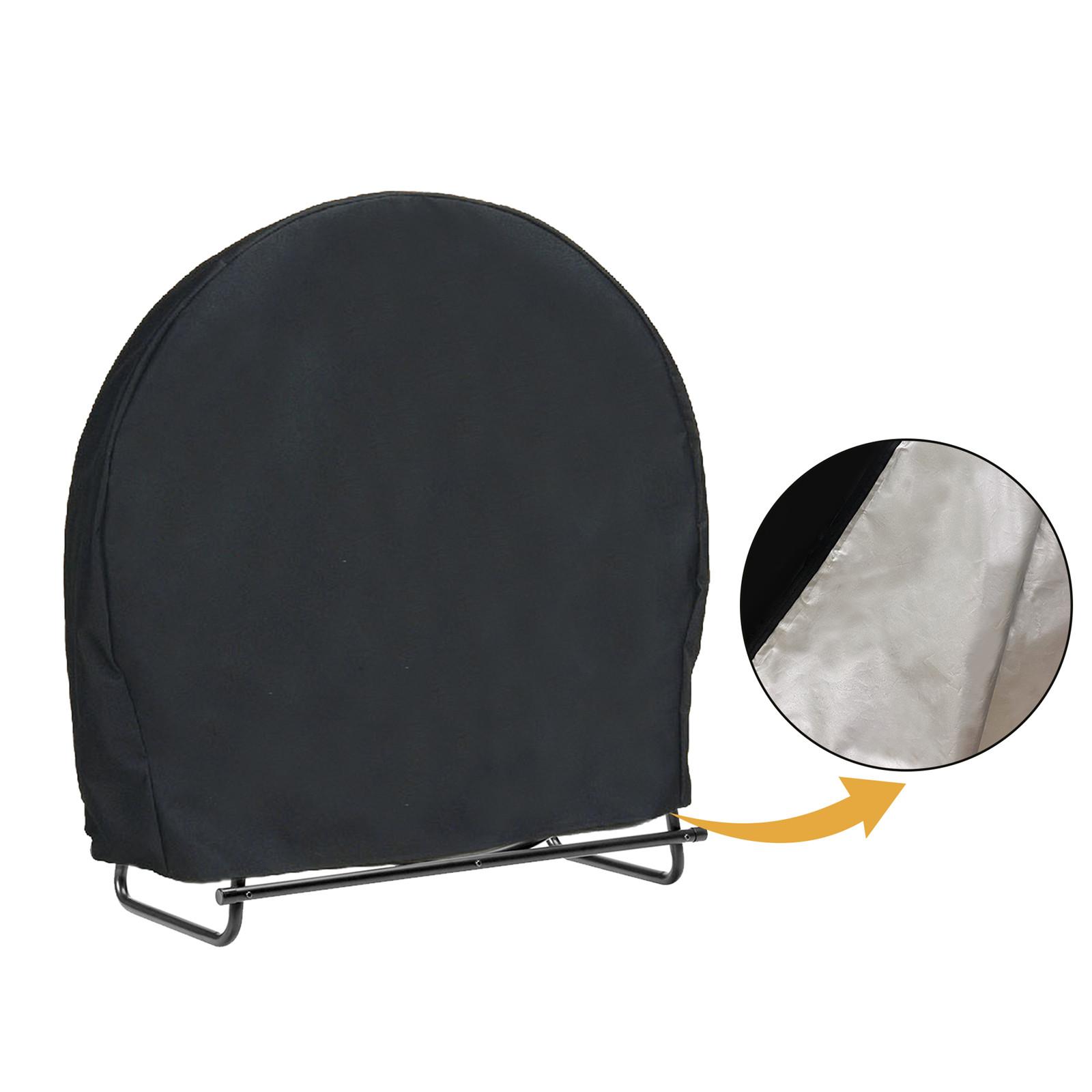 

Чехол для круглых бревен 210D Oxford, водонепроницаемый, с завязками, прочный, черный, 40 x 24 x 40*24*41 inches