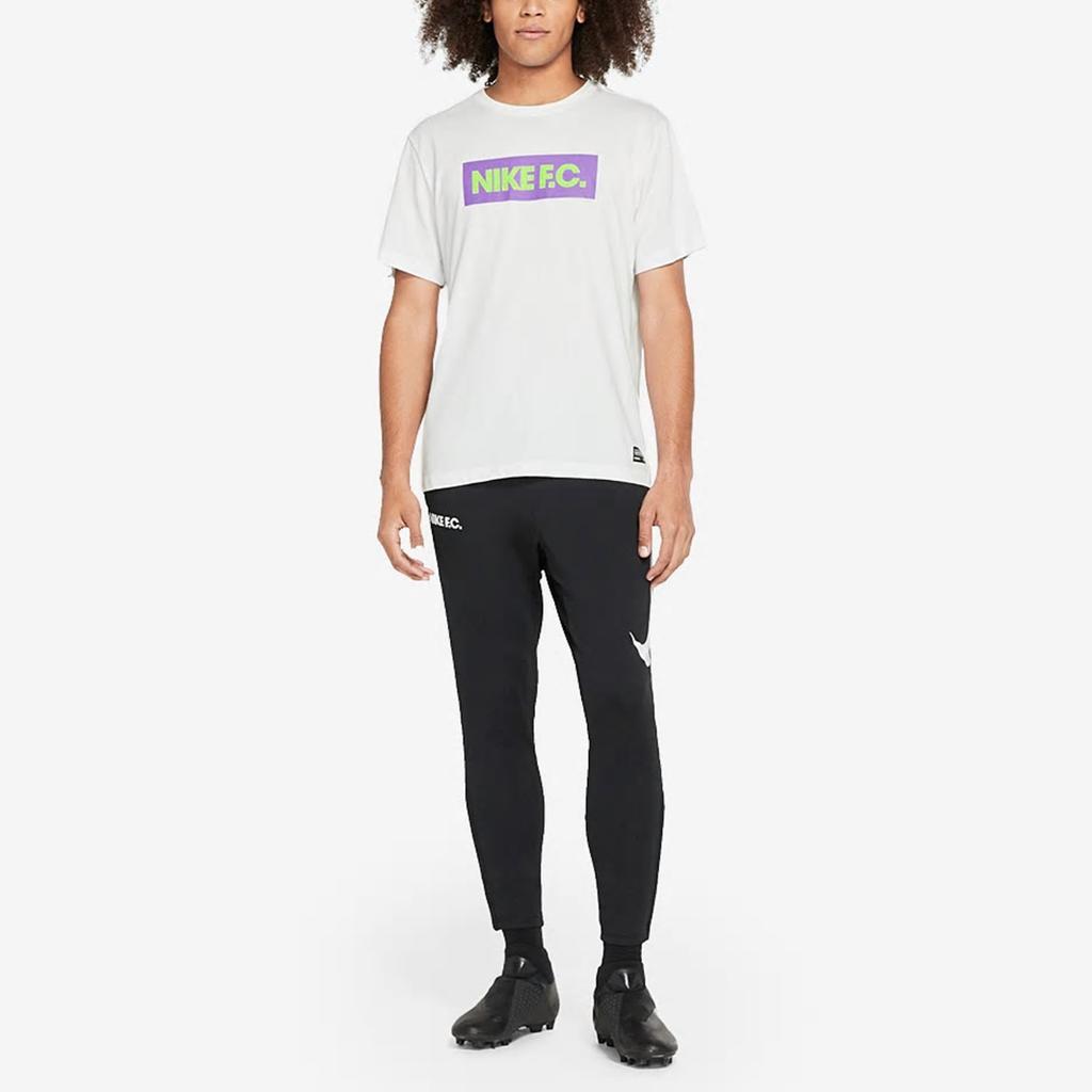 Nike Alphabet Print Sports Short Sleeve T-Shirt Men Tops White AQ8008-100