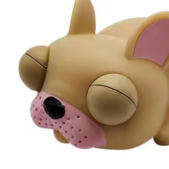 Squeeze Fidget Toy Soft Silicone Cute Puppy Doll Pinch Toys Relieve Stress Vent Toy Eye-Popping Cartoon Dog Doll Decompression Toy Party Favor