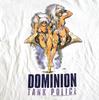 Vintage lata 80 Dominion Tank Police Koszulka Anime Ofiara Mody Rozmiar Duży SStitch