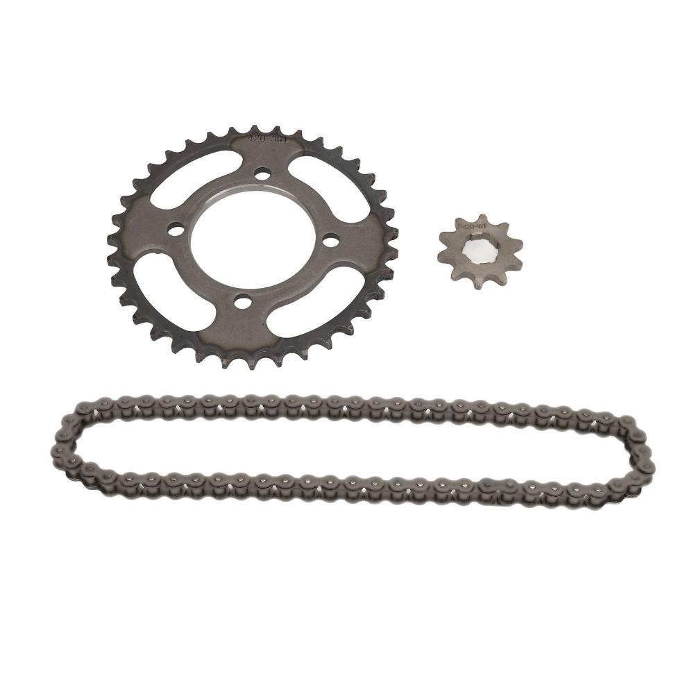 420 Chain Sprocket Set 36T Rear Sprocket Engine Sprocket Set Durable Drive Chain Set  for ATVs