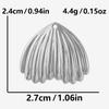 6pcs New Ocean Animal Stainless Steel Charms For Jewelry Making Supplies Metal Conch Shell Turtle Seahorse Pendant DIY Materials