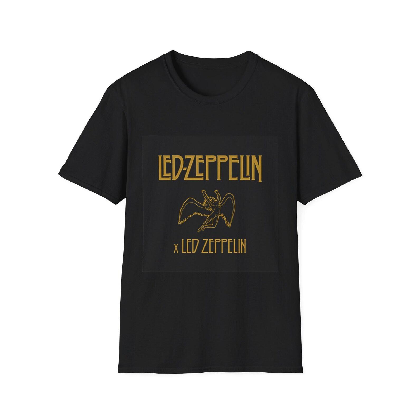 Led Zeppelin, T-Shirt, Vintage Rock Tee, Music Lover Gift, Concert Apparel, L