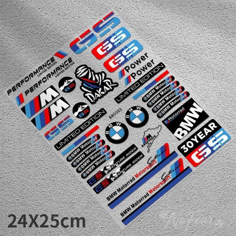 Pro BMW M S1000RR NineT-Nine T F900R S GS-GS 853CC R 1300 GS G 310 Motocykl Samolepky Kapotáž Palivová nádrž Box na helmu Vinylová nálepka ir2 kyzm5