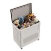Foldable Plush Toy Storage Basket - Extra Large Flip-Top Box for Living Room