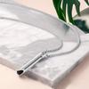 Stainless Steel Meditation Whistle Pendant for Mindfulness and Breathing Regulation