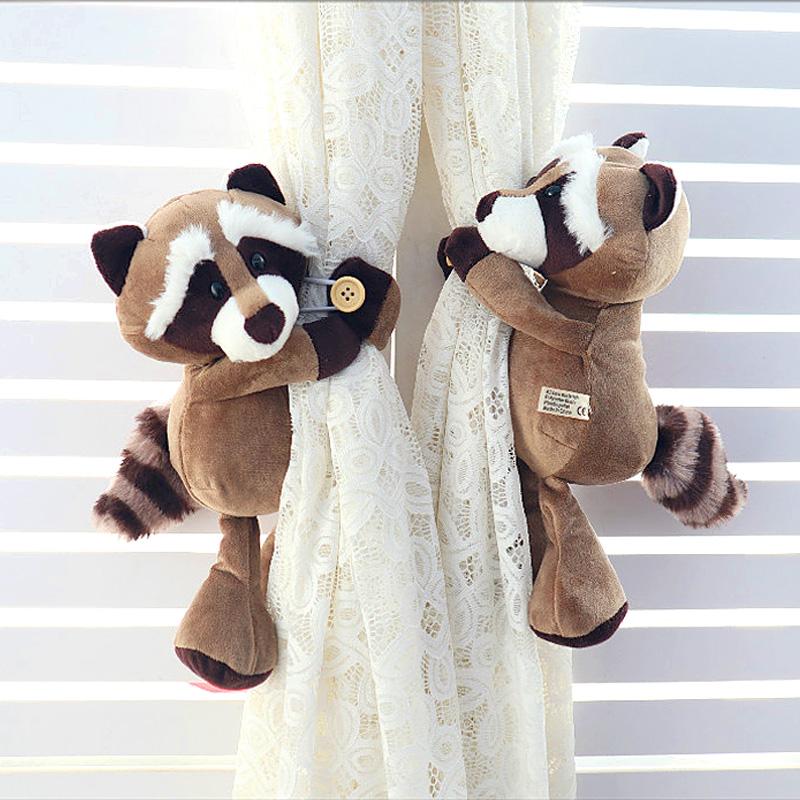 1pcs Room Jungle Tieback Forest Tie Backs Animals Curtain Holder Hooks Children Straps