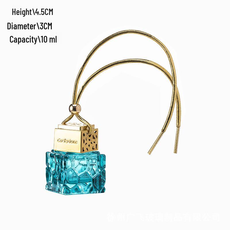 Creative 10ml Aromatherapy Car Perfume Pendant with Lanyard