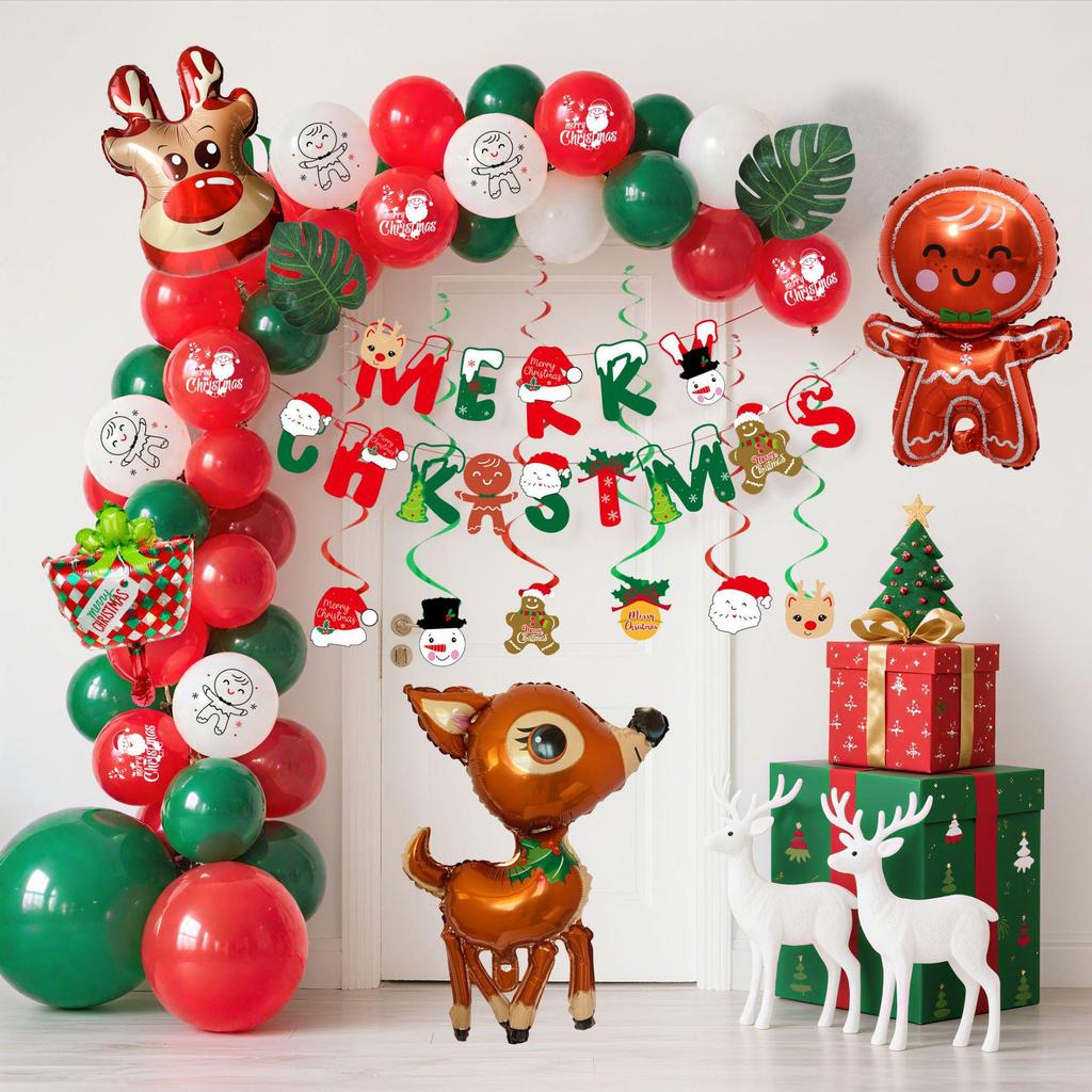 New Christmas Balloon Set - Gold Bells & Snowflake Foil Balloons