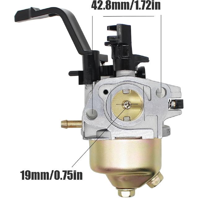 Huayi P19-1 Carburetor Compatible With Predator 4000 4375 Champion Honda Generac PowerHorse 3000W 3500W 4000W Generator Powered By 196Cc 208Cc 212Cc