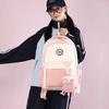 Large Capacity Student Schoolbag Campus Multi-Function Water-Repellent Backpack Women Color Block Backpack