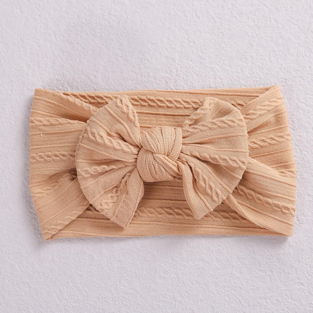 1 Pezzo Fascia per Testa Neonato per Bambine Lavorata a Maglia Elastica Turbante per Bambini Fiocchi per Bambini Morbido Nylon Cappelli per Bambini Accessori per Capelli 32 Colori