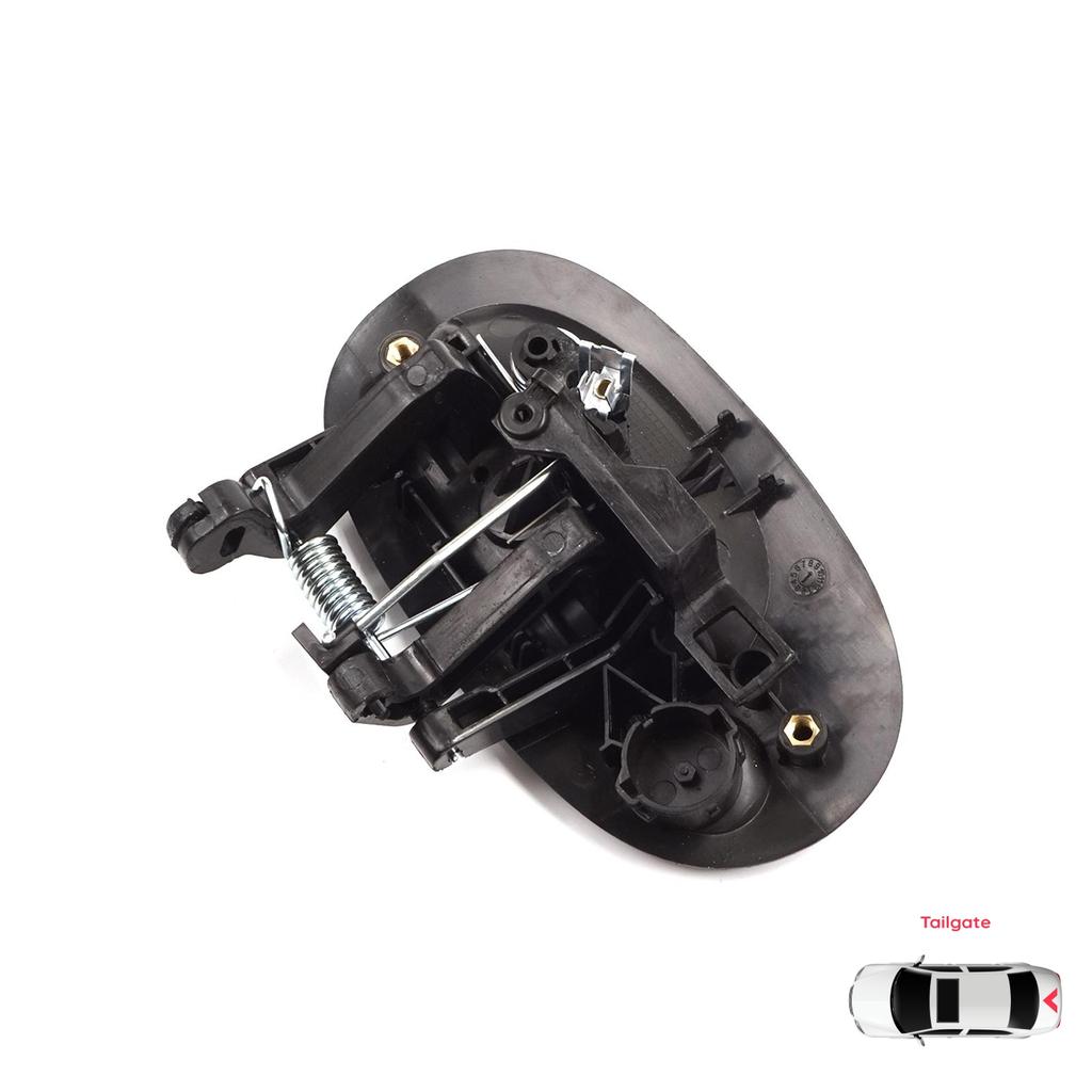 BDP1557 Rear Tailgate Exterior Door Opener Handle Black for Renault Kangoo KC Express FC Nissan Kubistar MK1 X76 8200153666