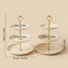 2/3 Tier Plastic Cupcake Stand Dessert Table Display Set Tiered Serving Tray Cake Display Stand Wedding Party Candy Table