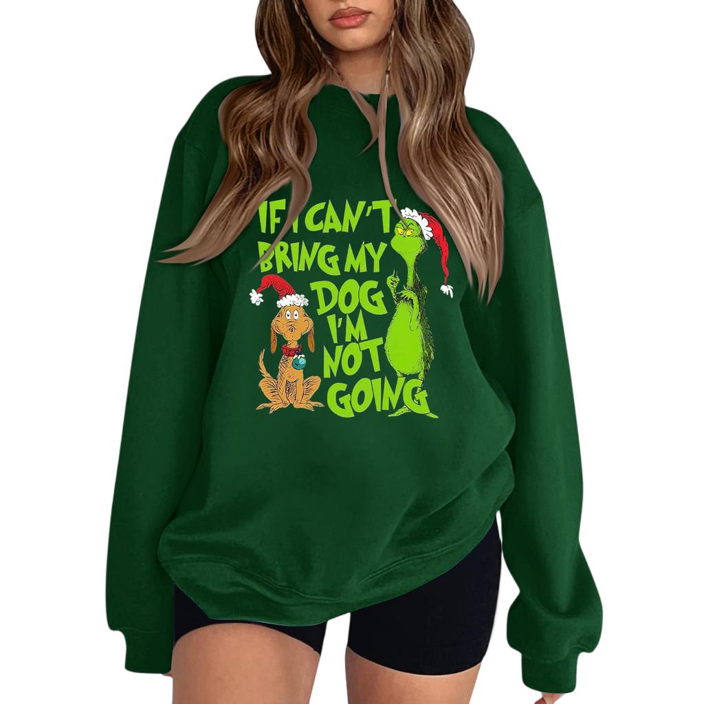 Crewneck Sweatshirt For Women Fall Graphic Sweatshirts Vacation Long Sleeve Drop Shoulder Pullover