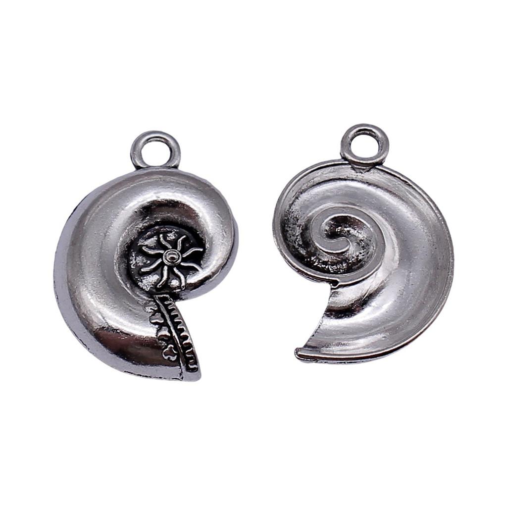 Shell Charms Multi Color Alloy Pendants For Beach Themed DIY Jewelry Accessories