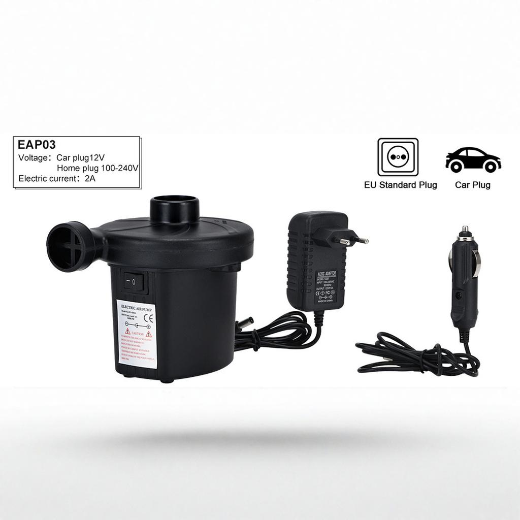 Inflatable Electric Mattress Camping Portable Quick Filling For Car Home Use