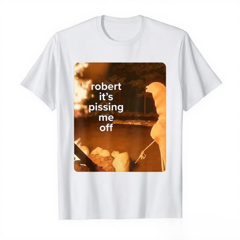 Marcus The Worm Robert Meme Tshirt for Men Women 100 Cotton T Shirts Short Sleeve Tops
