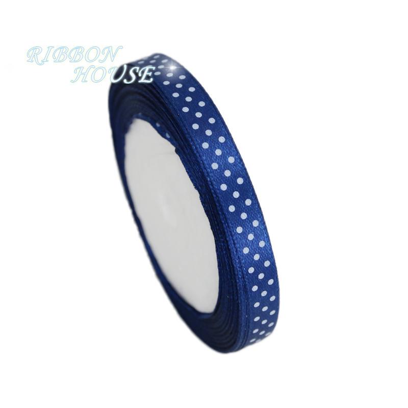 (25 yards/roll) 10mm dots printed cartoon satin ribbon gift wrap decoration lace ribbons