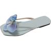 Temperament Flower Fairy Style Flat Flip-flop Shoes Women's Summer Wear 2025 New French Premium Soft Sole Sandals