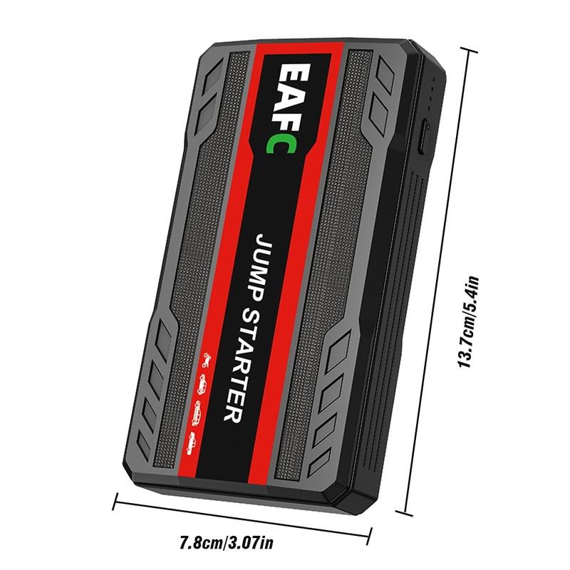 2000A/600A Car Jump Starter Portable 12V Auto Petrol Diesel Starting Device Cables Portable PowerBank Car BatteryChargerBooster