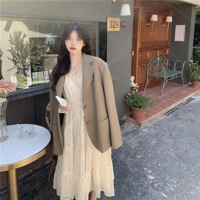 2026 Early Autumn Women's French Style Long Sleeve Slimming A-line Dress