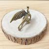 Solid Brass Pterosaur Statue Small Dragon Figurines  Home Desk Decorations