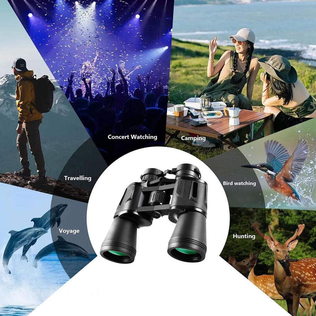 20x50 Binoculars for Adults Birthday Gifts Men Versatile High Powered with Low Security