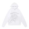Mens Loose Fit Hoodie Hip Hop Style Printed Cotton Sweatshirt Streetwear