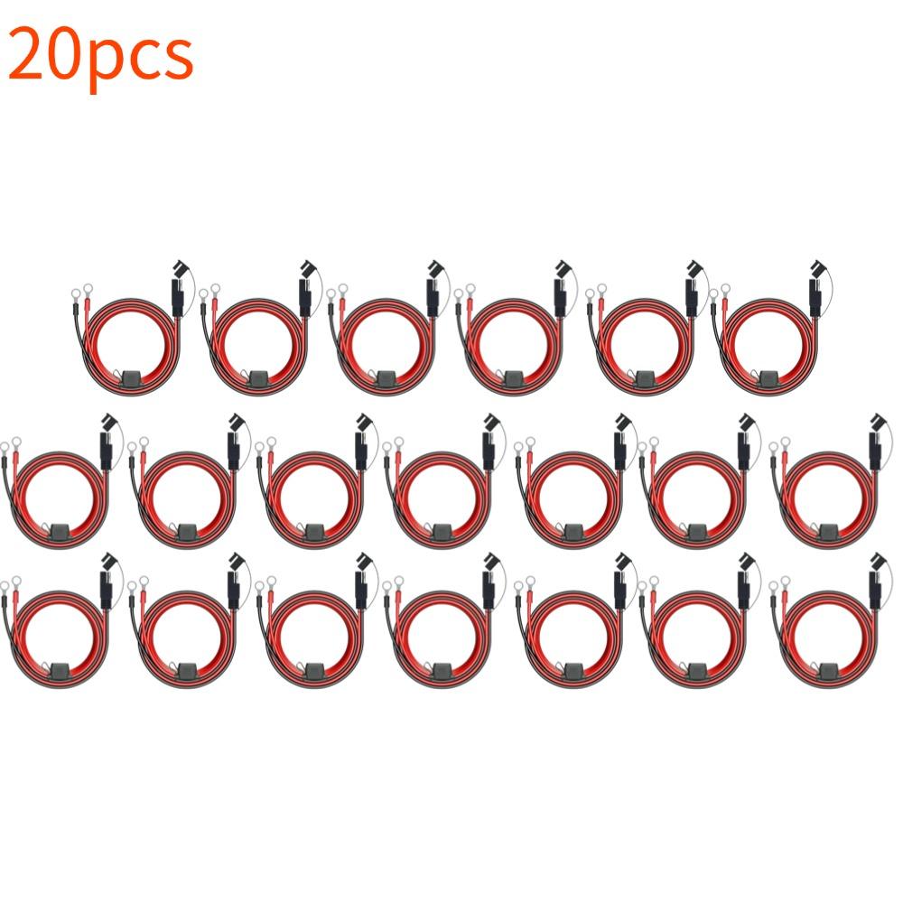 Charger Cable For Motorcycle Battery Terminal To SAE Quick Extension Cable With 10A Fuse O Connector Battery Charger Adapter