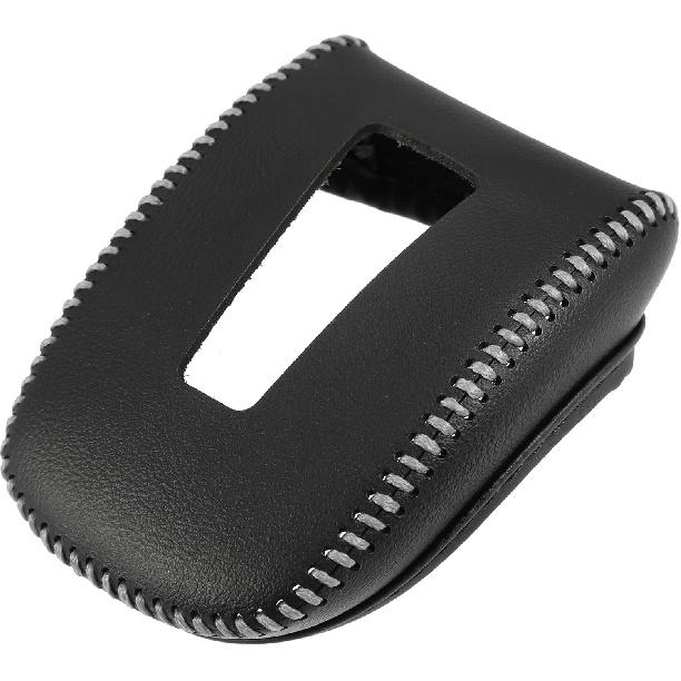Gear Shifting Knob Cover Automatic Transmission Lever Trim for Mitsubishi Outlander PHEV GN0W GN Series 2022-2023 Faux Leather Black