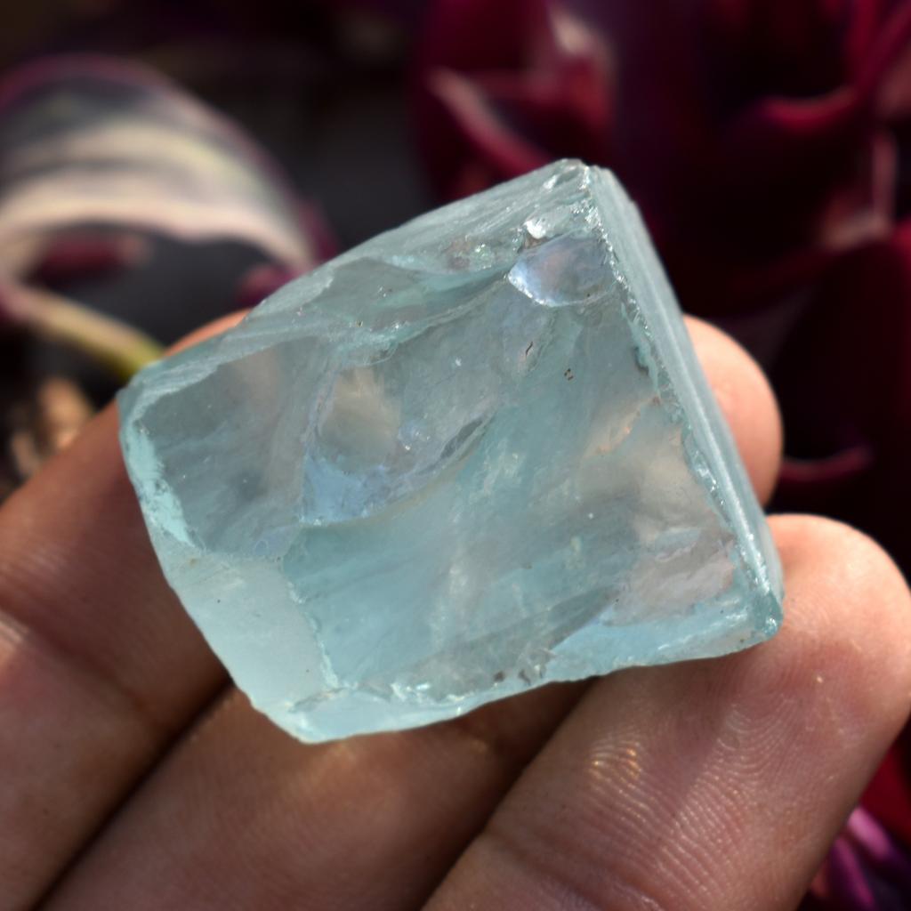 CERTIFIED Natural 89 Ct Aquamarine Blue Uncut Rough Loose Gemstone