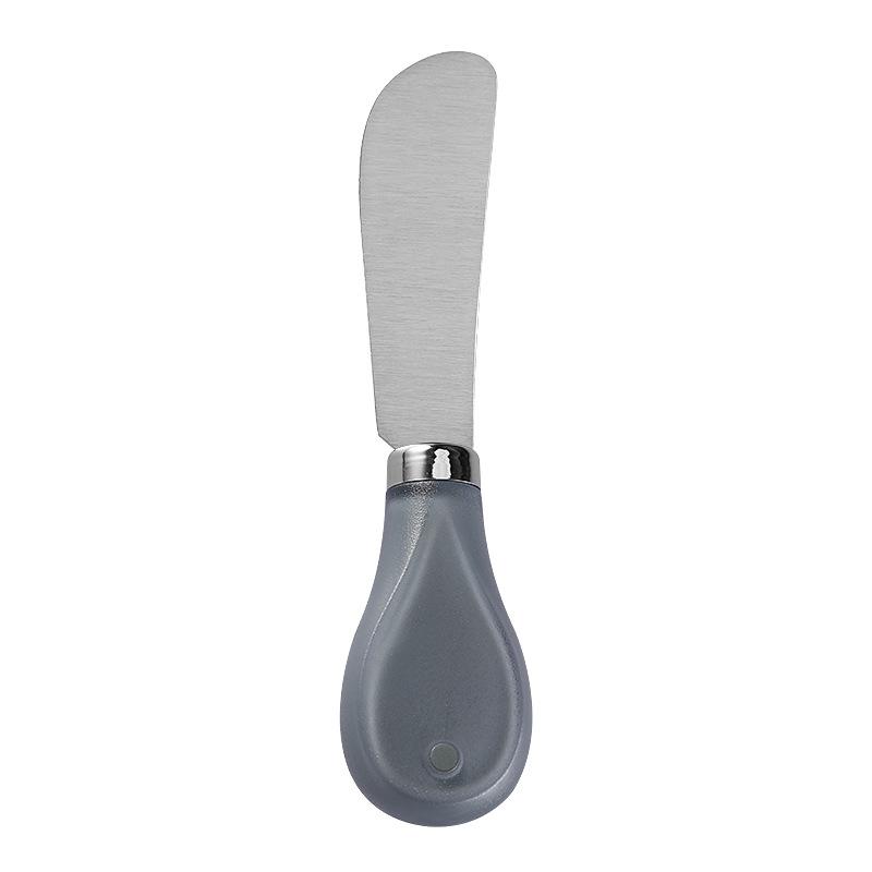 Käsemesser & Gabel Set aus Edelstahl mit Marmeladen-Butterspachtel - 3-teiliges Set