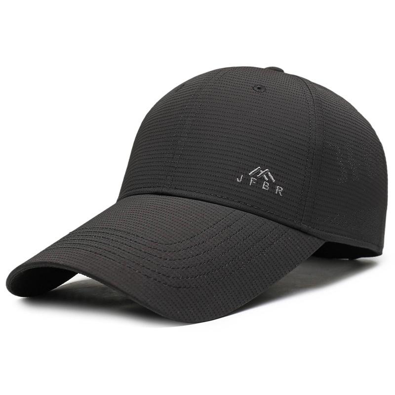 

New men s sun hat: sun-protective, perforated mesh, breathable, with an extended brim – a stylish baseball cap чёрный