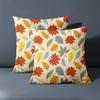 1 Pieces Autumn Leaf Patterned Decorative Throw Pillow Covers Polyester pillowcase sofa decorative cushion cov Headboard Pillow