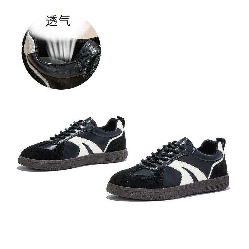 Leather Women's Autumn New Versatile Casual Shoes Flat-soled Sports Shoes Women's Light Commuter Women's Shoes